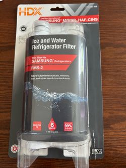 HDX FMS-2 Samsung HAF-CINS ice and water replacement refrigerator filter
