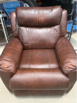 Electric Leather Recliner