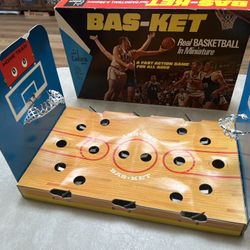 1969 Cadaco Bas-ket Real Basketball in Miniature Game