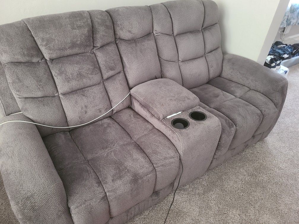 Ashley Reclining Sofa And Love Seat