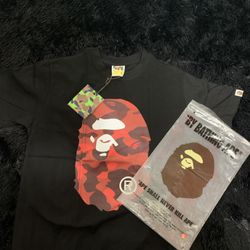 Black And Red Bape Tshirt 