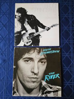 Bruce Springsteen Vinyl Records - Born to Run and The River