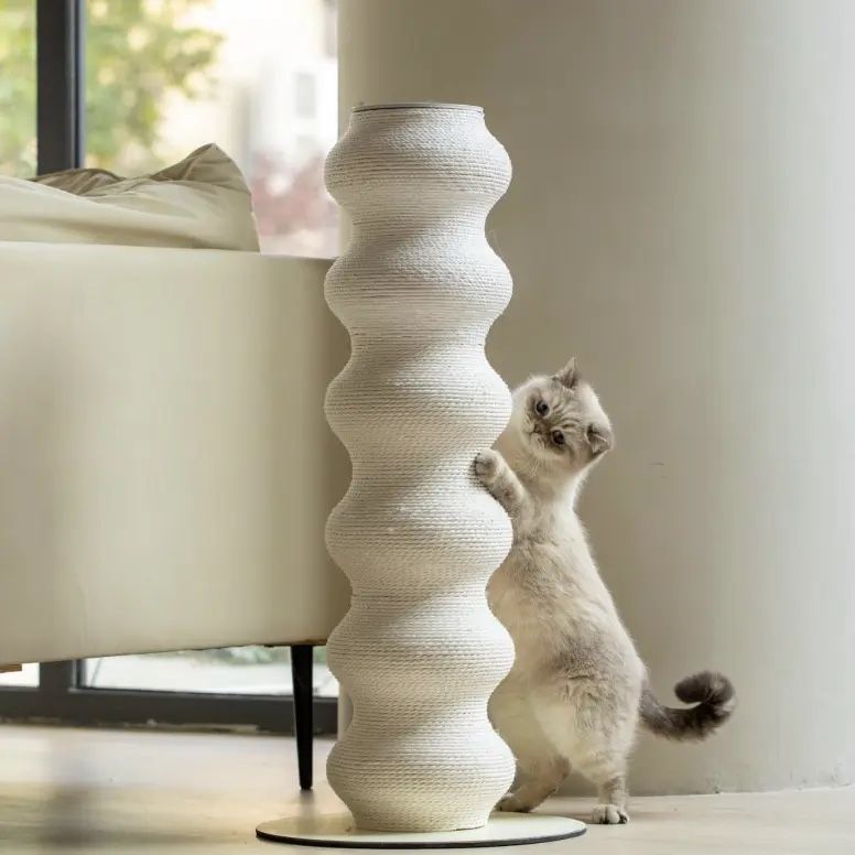 Made for cats who demand more—more stretch, more scratch, and more admiration. It's a throne, a gym, and a scratching sanctuary all in one. Towering w