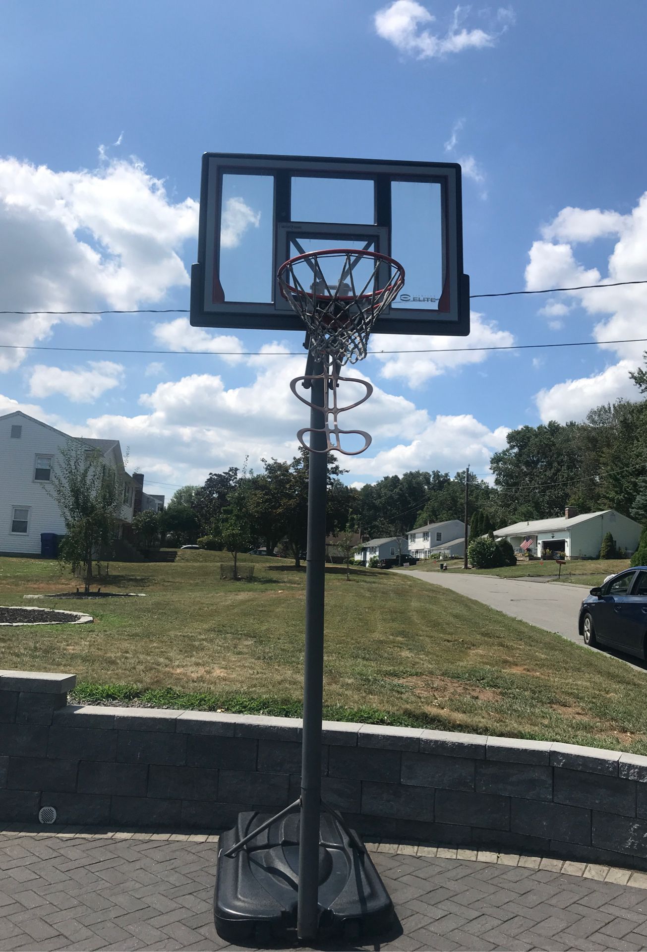 Lifetime Elite adjustable basketball hoop