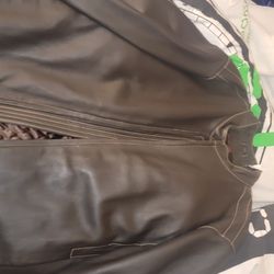 Rockport Mens XL Leather Jacket