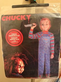 Halloween costume chucky kids size 8/10 M