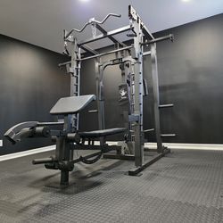 Smith Machine 2001 | Multi-Use Adj Bench | Gym Equipment | Fitness | Squat Rack | Excercise |🔴WEIGHTS AND BARBELL SOLD SEPARATELY 🔴 FREE DELIVERY 🚚