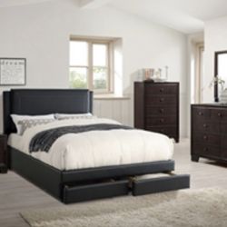 Brand New Black Queen Bed Only 