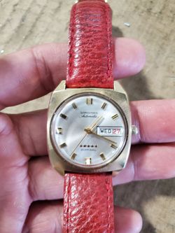 Vintage LONGINES , 5 STAR ADMIRAL, Automatic, DAY DATE Watch 10K GF. Good Working