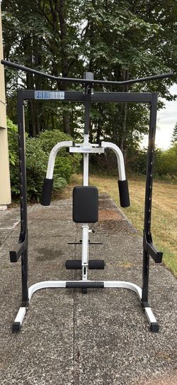 Parabody Pro System Squat Rack with Lat Pulldown & Pec Deck
