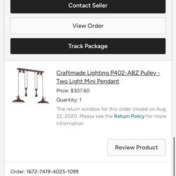 Industrial Pulley Light Still In Box