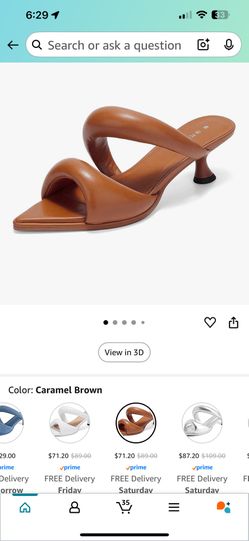 Coffee Color Sandal Short Heal 