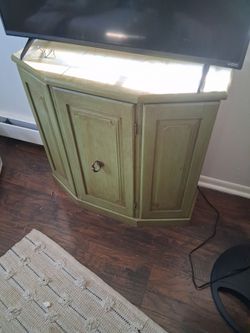 Vintage green cabinet