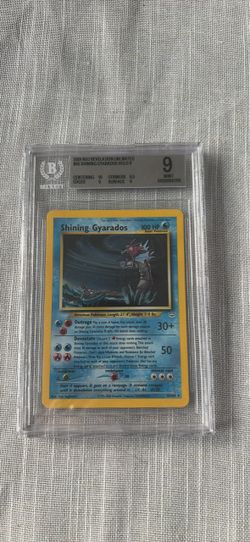 2001 Pokemon TCG Neo Revelation Shining Gyarados 65/64 Holo BGS 9 with SubGrades
