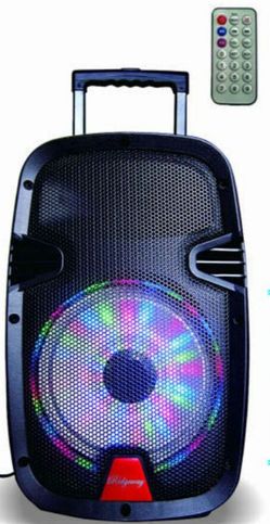 Bluetooth speaker SD card,slot USB port,FM radio,microphone included for karaoke