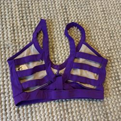 Purple Dance Sports Bra 