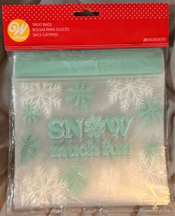 Wilton Snow Much Fun Treat Bags New