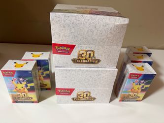 Pokémon TCG 30th Celebration Booster Bundle and Display Tins