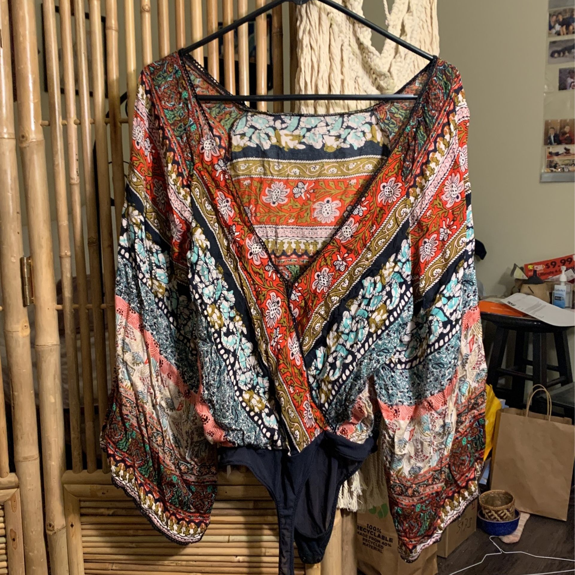 Free People Top/Leotard Adult Size S Fits Sizes 4-8 Great Condition