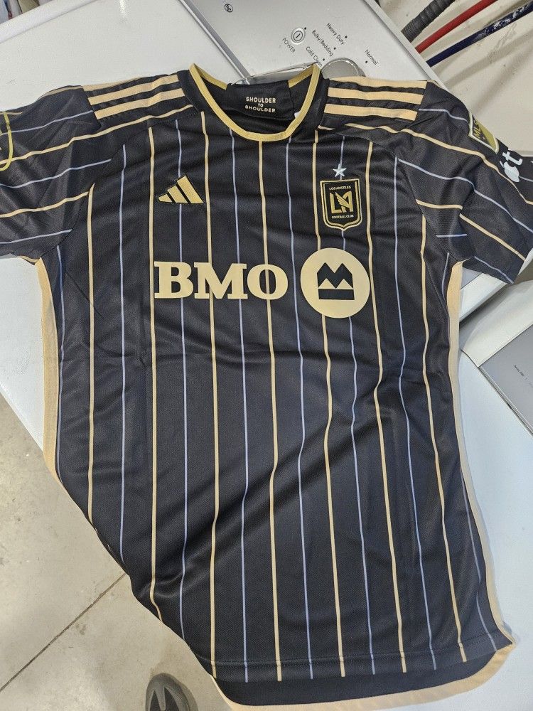 LAFC LOS ANGELES FOOTBALL CLUB SOCCER JERSEY $45. CASH PLEASE