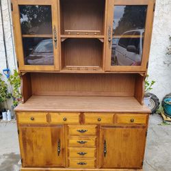 Wooden China Hutch