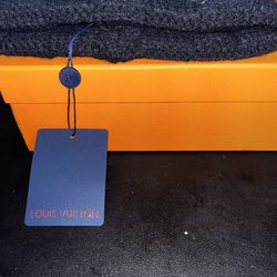 Black Wool LV Beanie