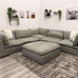 Huge Cloud Sectional Couch - Free Delivery 