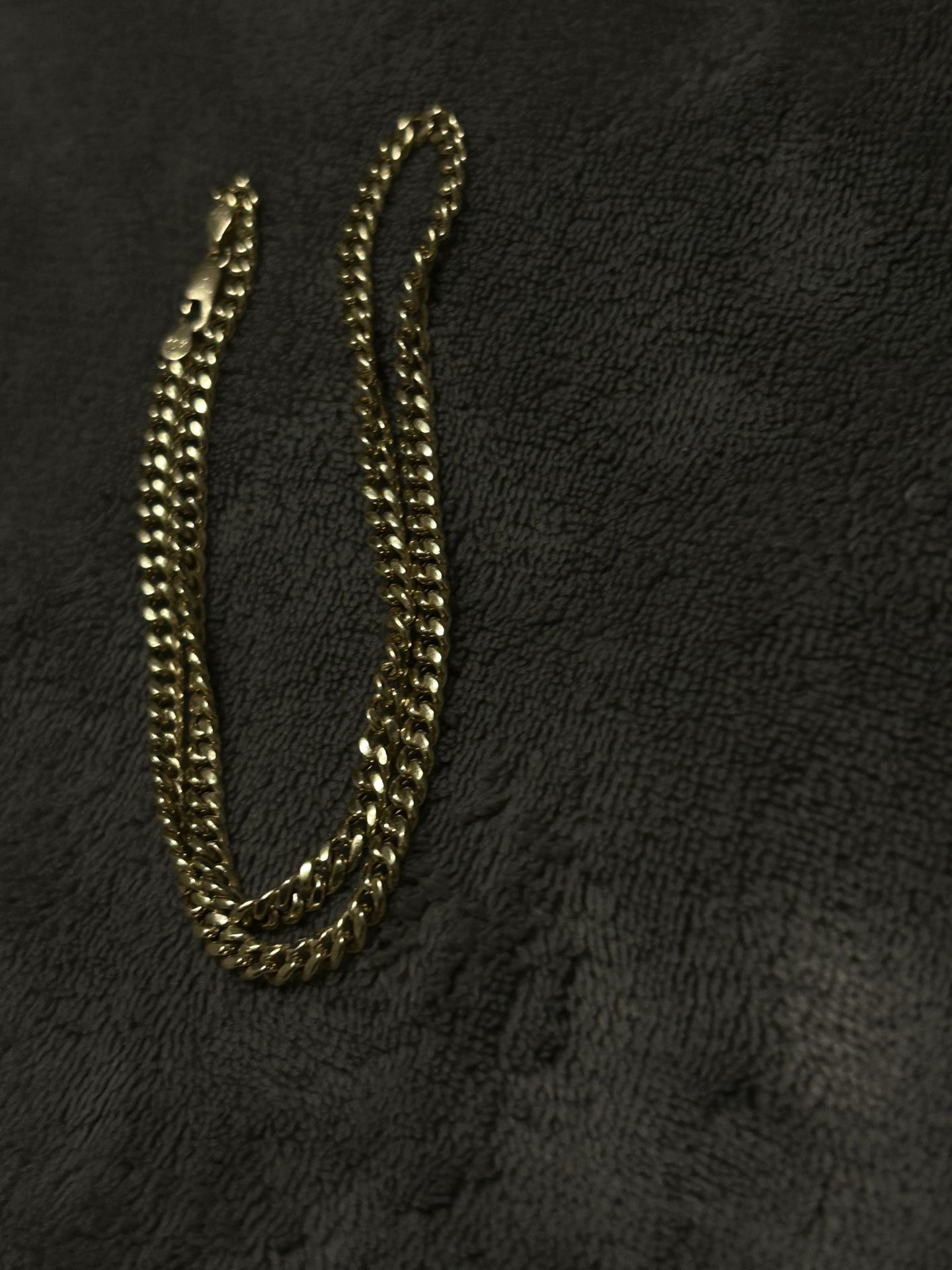 brand new 10k 18inch mini miami cuban chain 8.2g real gold no trades