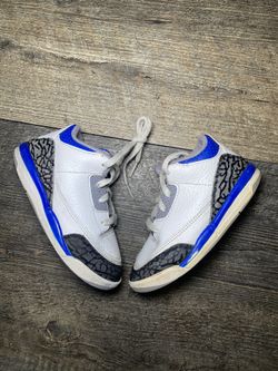 Jordan 3 Retro Racer Blue Size 9c Used