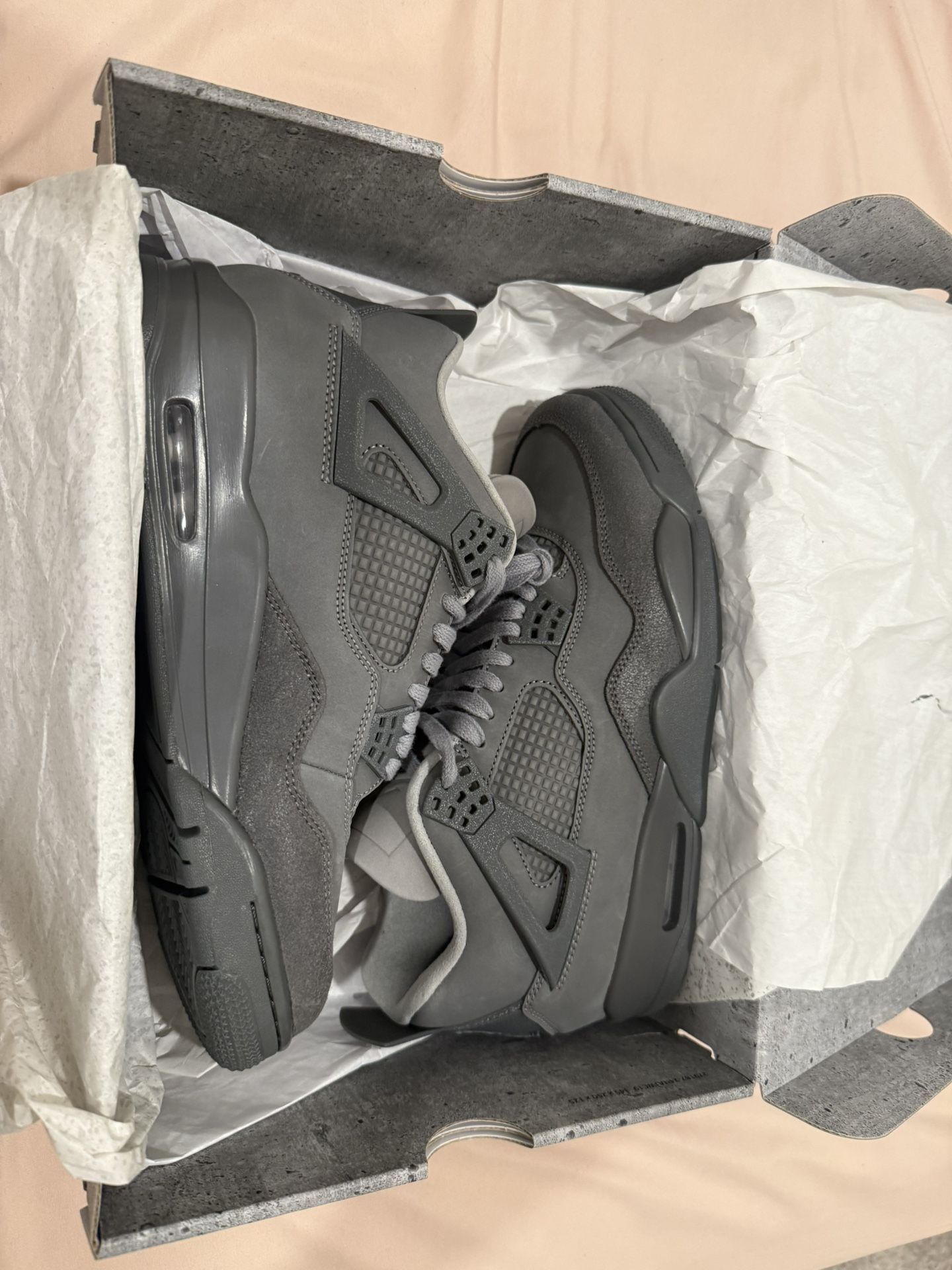 Jordan 4 Wet Cement Size 9.5 Brand New