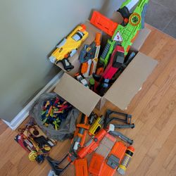 Large Nerf Gun Collection 