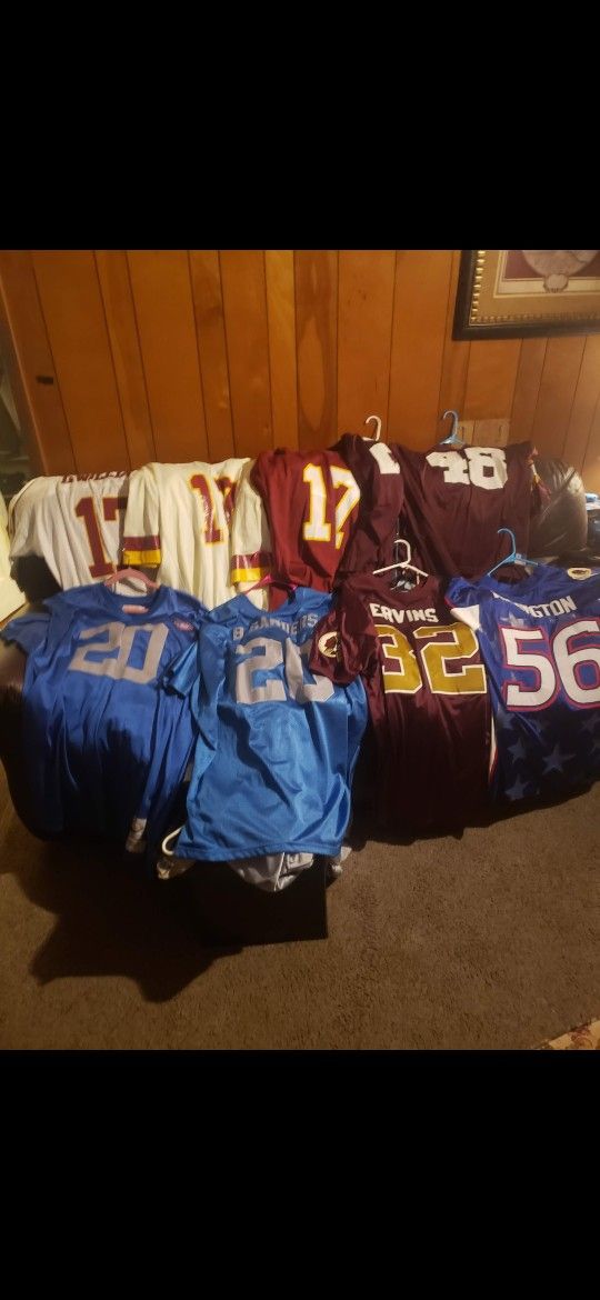Jerseys ARE Real Mitchell And Ness I Paid Over 400 For Most And Evrn More For Favre Rookie Jerset And Arrington Hawaii Probowl Jersey