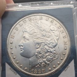 BU 1898-0 Morgan Silver Dollar