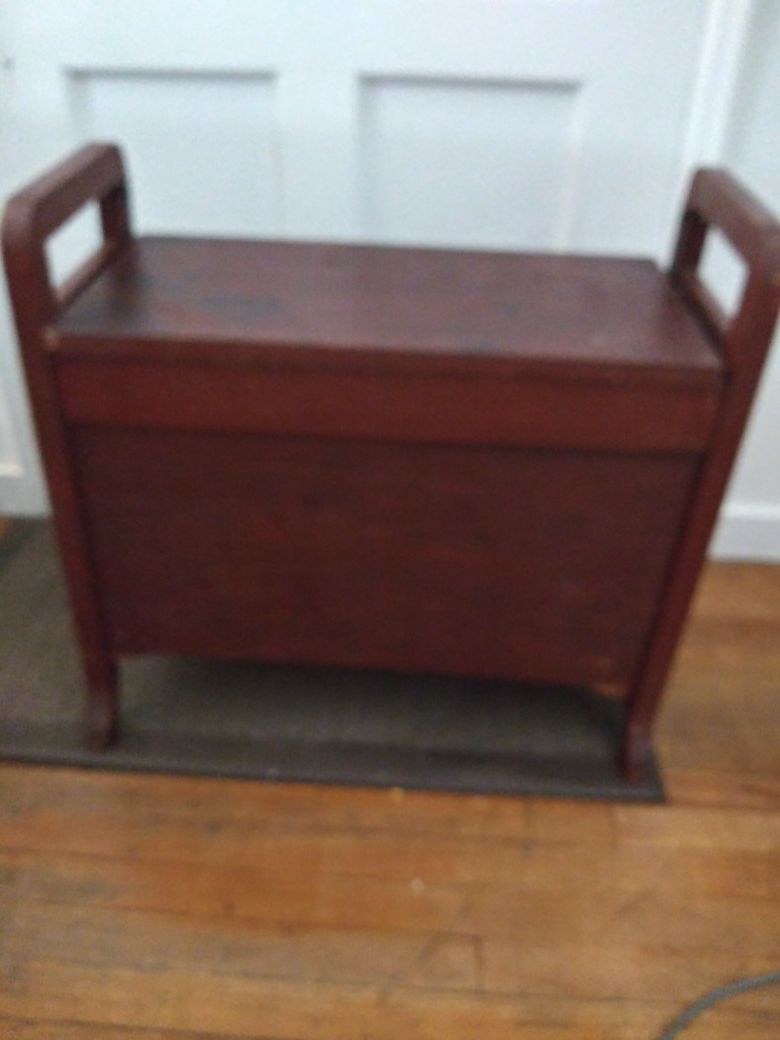 Antique storage chest/table