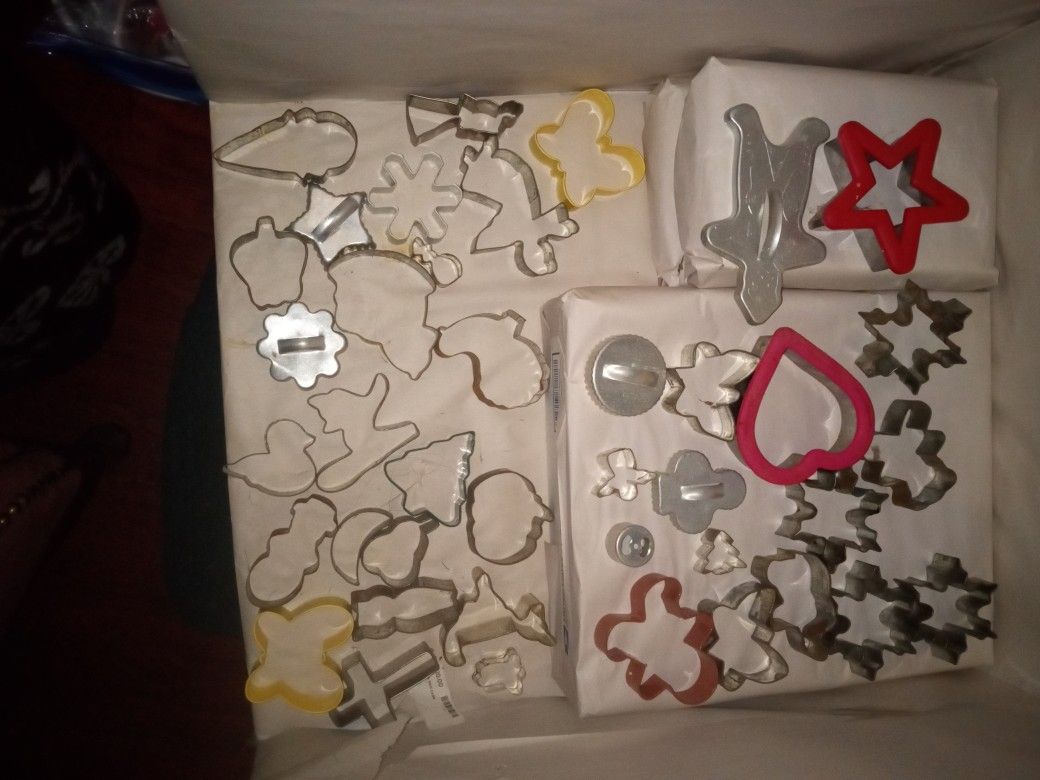 40 Metal Cookie Cutters
