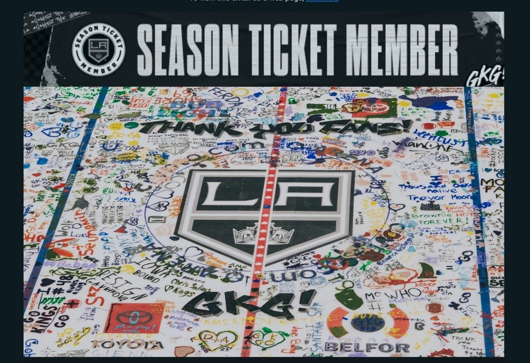 Paint The Ice LA Kings Hockey Season Ticket Experience