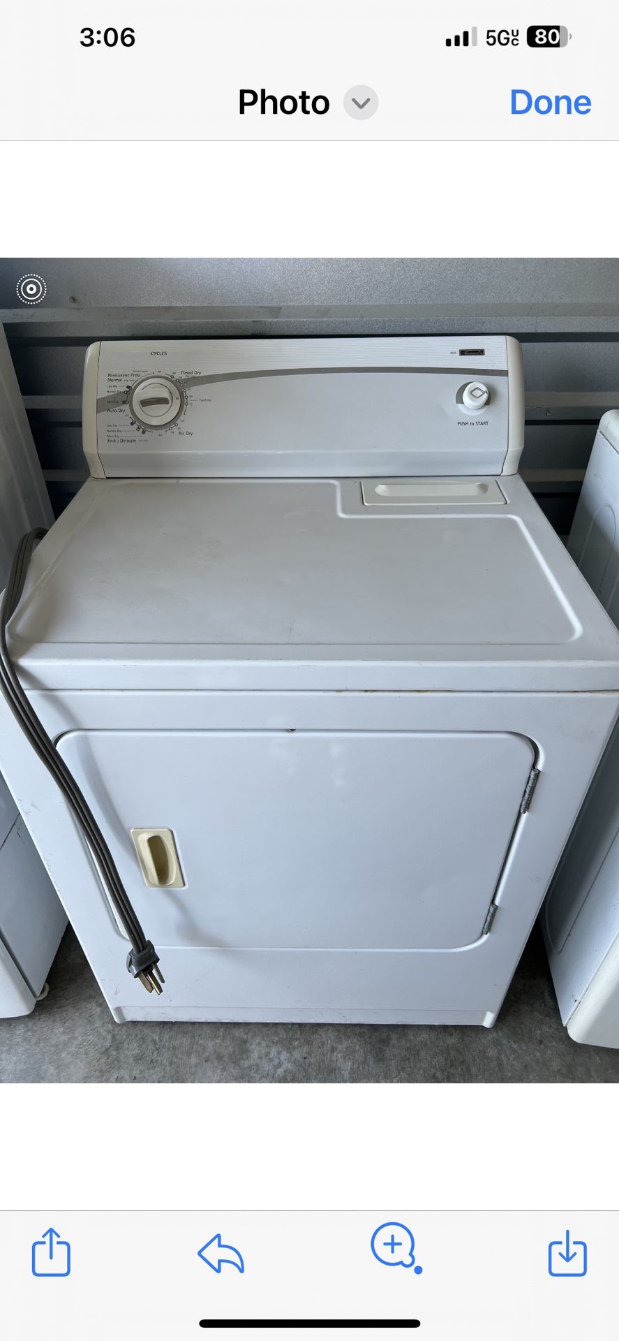 Secadora Kenmore Eléctrica $225. OBO