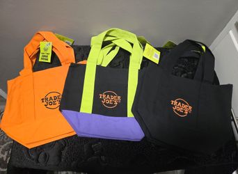Trader Joe's canvas tote bag Halloween
