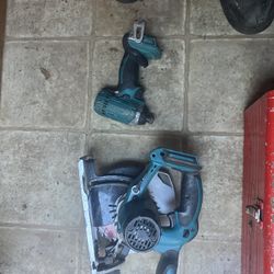 MAKITA 18v. Circular Saw And Impactgun