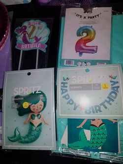Mermaid party decorations
