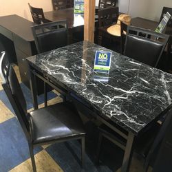 Table Set Solid Metal New In The Box