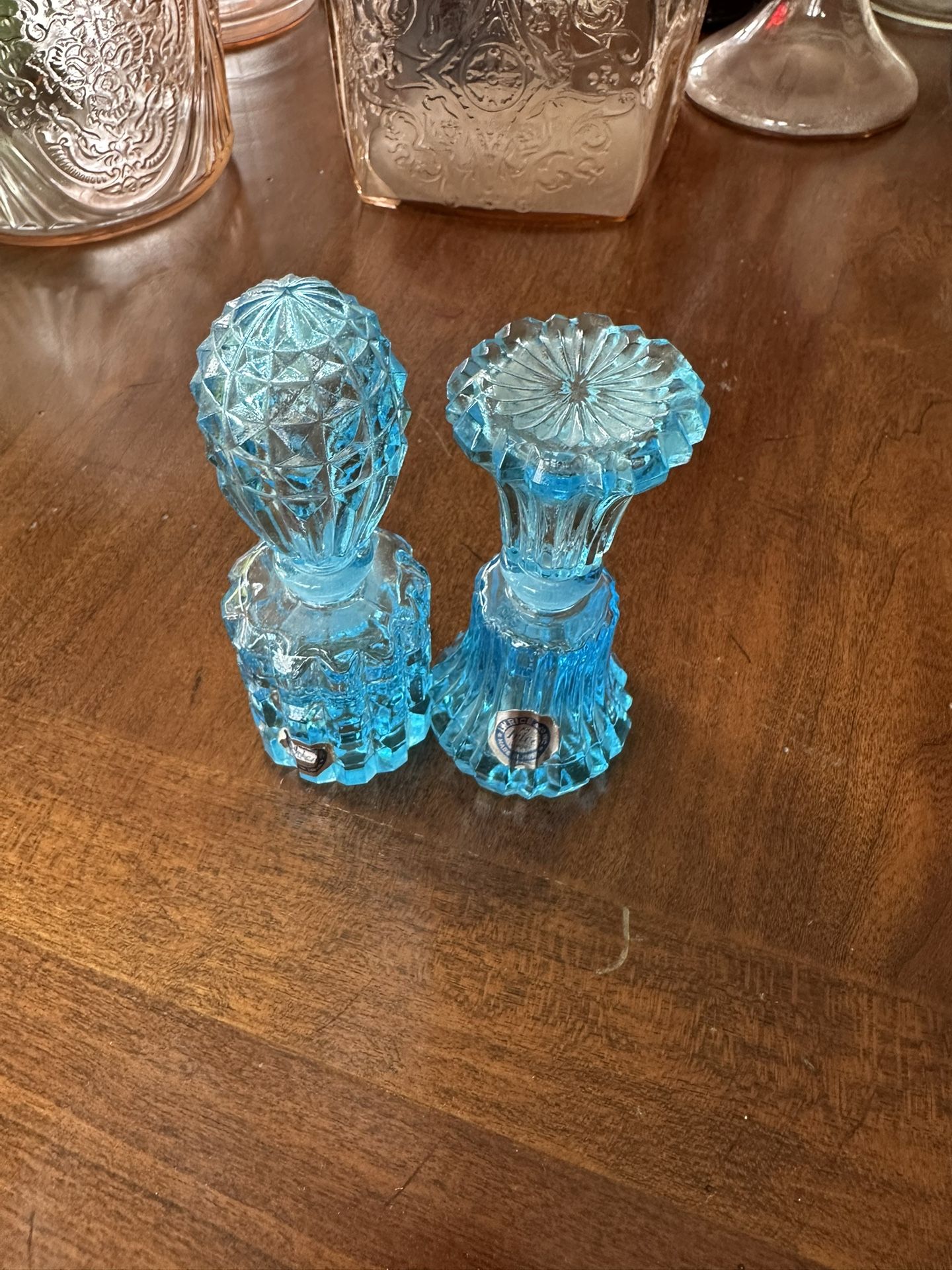Irice Vintage Blue Perfume Bottle Set