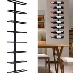 VIDA XL WALL MOUNTED WINE BOTTLE RACK WINE HOLDER