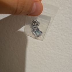 Pandora Disney sterling silver plated Beauty and the Beast rose enchanted Pendant charm