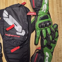 Spidi Gloves and Spidi motorcyle belt bag