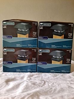 Veranda LED Solar Post Cap Lights