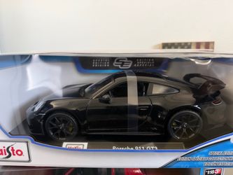 Blk Porsche Gt toy car 1/18!