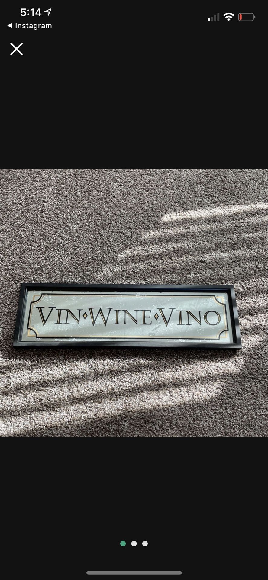 Home Wall Decor Bar Sign Wine Kitchen