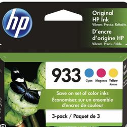 Lot of 6 Genuine HP 933 Ink Cartridge 3-Pack Sets CMY Original Sealed
