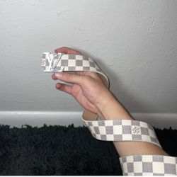 Cream Louis Vuitton Belt